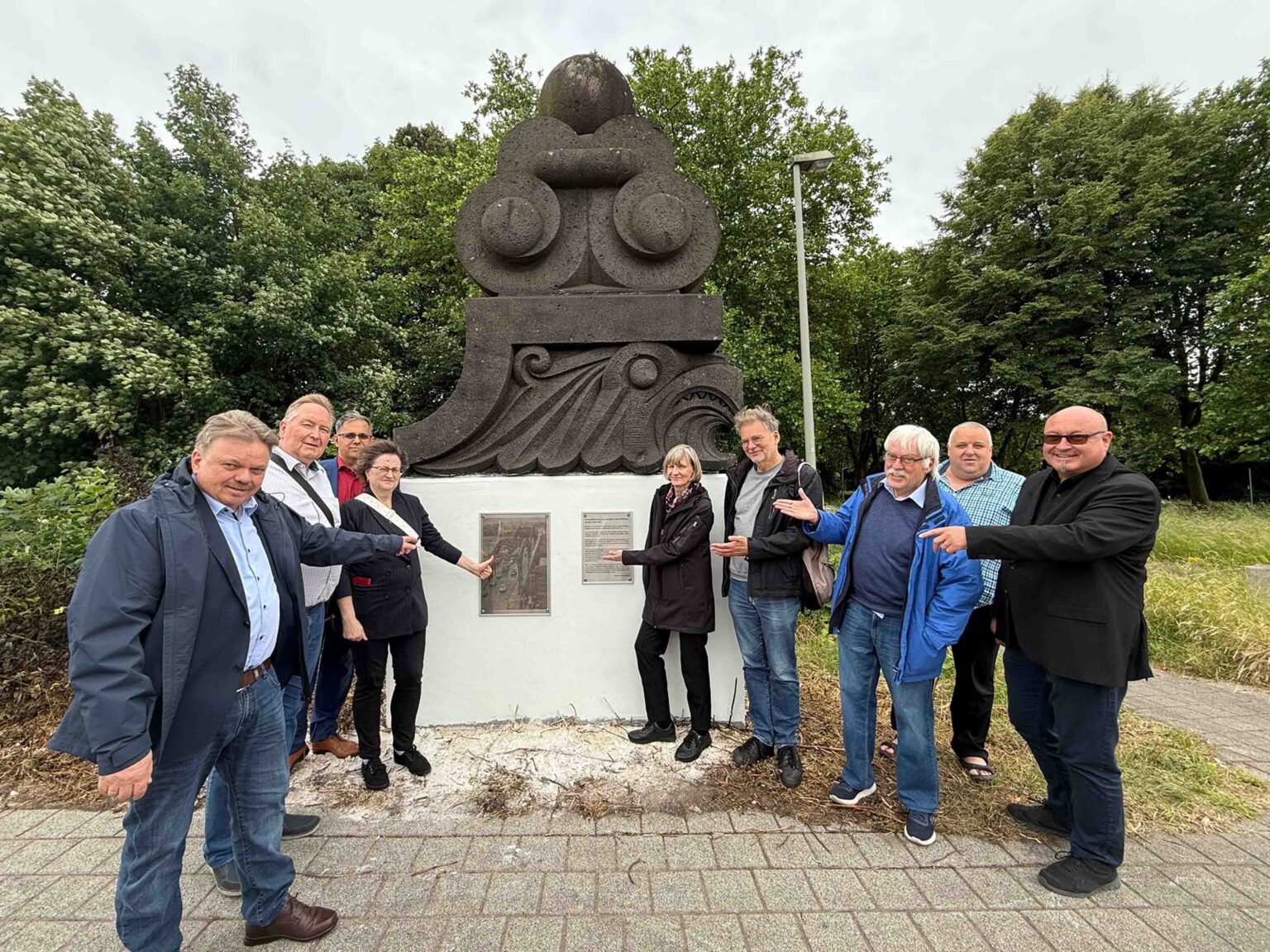 Aakerfährbrücke: Informationstafeln eingeweiht