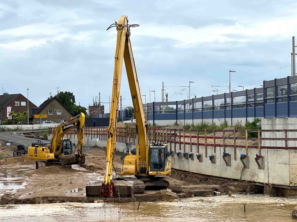 Deutschen Bahn AG – Bauarbeiten zwischen Emmerich und Oberhausen liegen voll im Plan