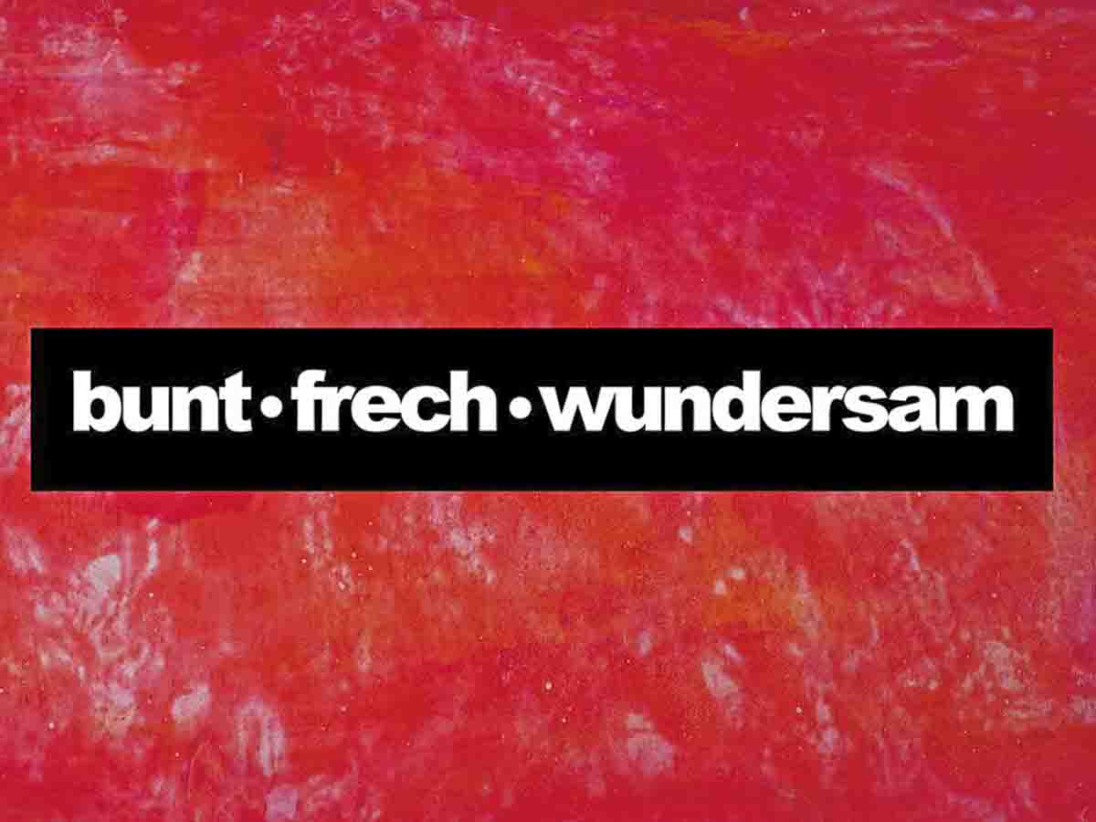 Cover / Ausstellungsplakat mit Schriftzug