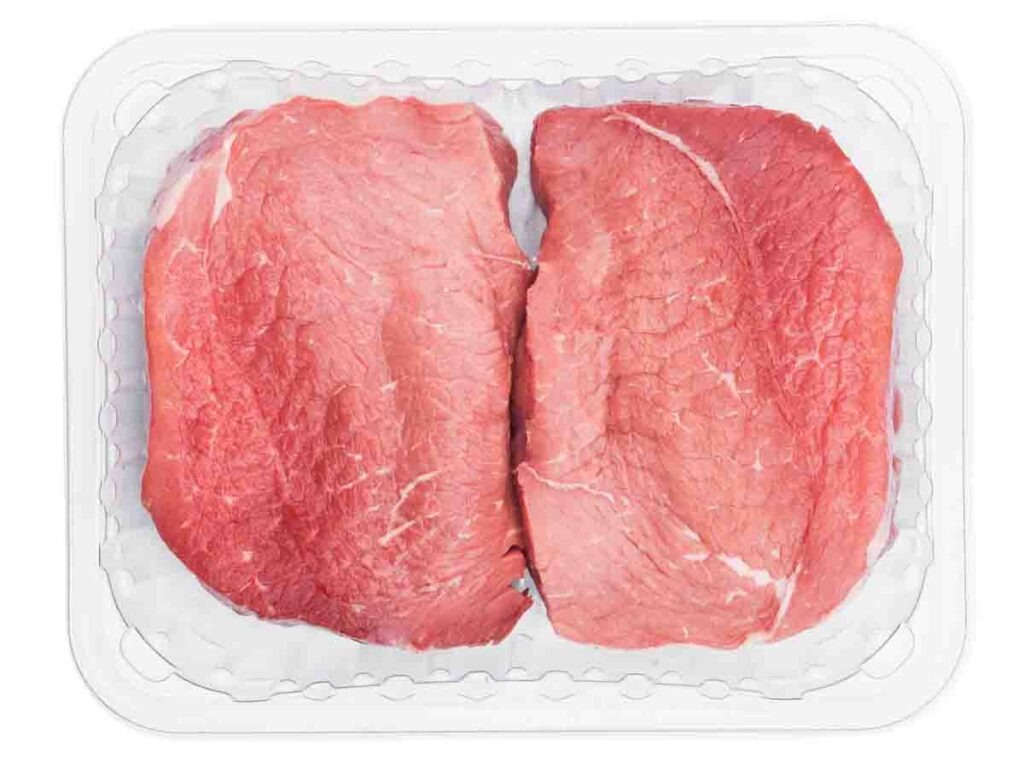 Fleisch in Packung