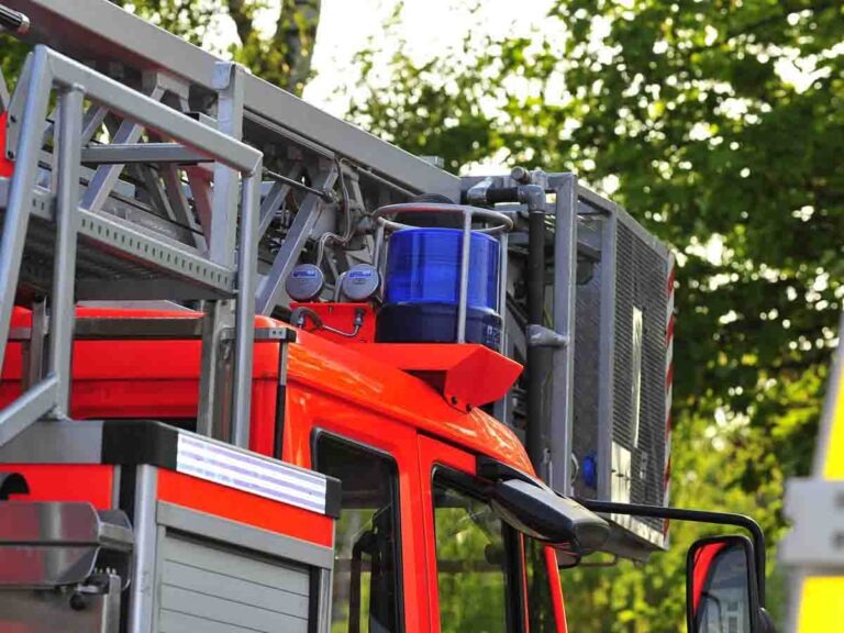 Feuerwehr-Leiterwagen