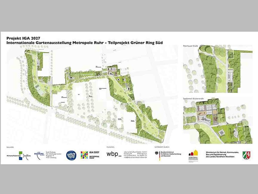 Plan zur Überarbeitung des Grünen Rings Süd