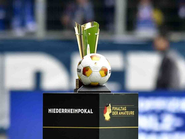 Das Halbfinale im Niederrheinpokal ruft – Der MSV muss zum 1.FC Bocholt Niederrheinpokal, Trophäe