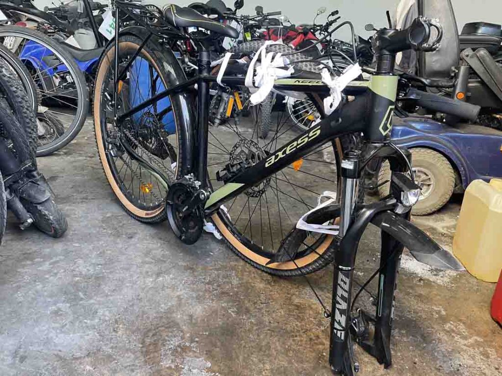 Fahrrad, Fahrrad in Teilen