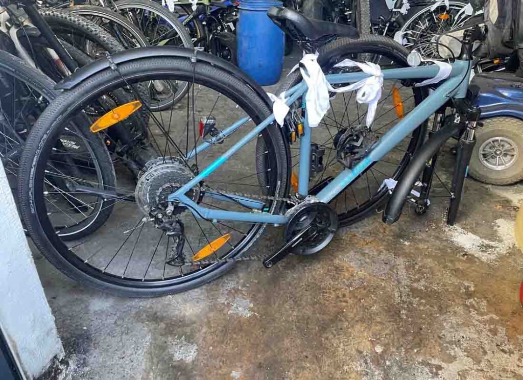 Fahrrad, Fahrrad in Teilen