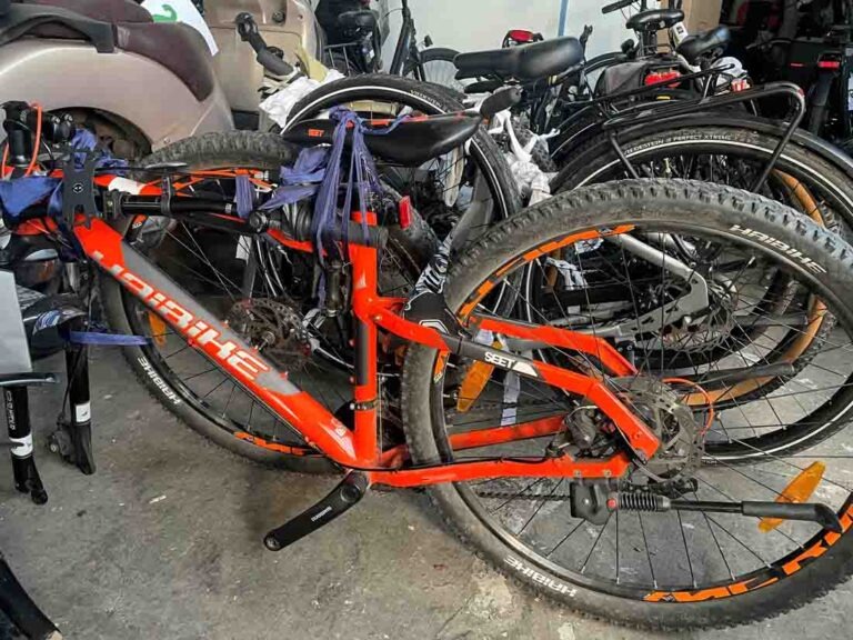 Fahrrad, Fahrrad inn Teilen