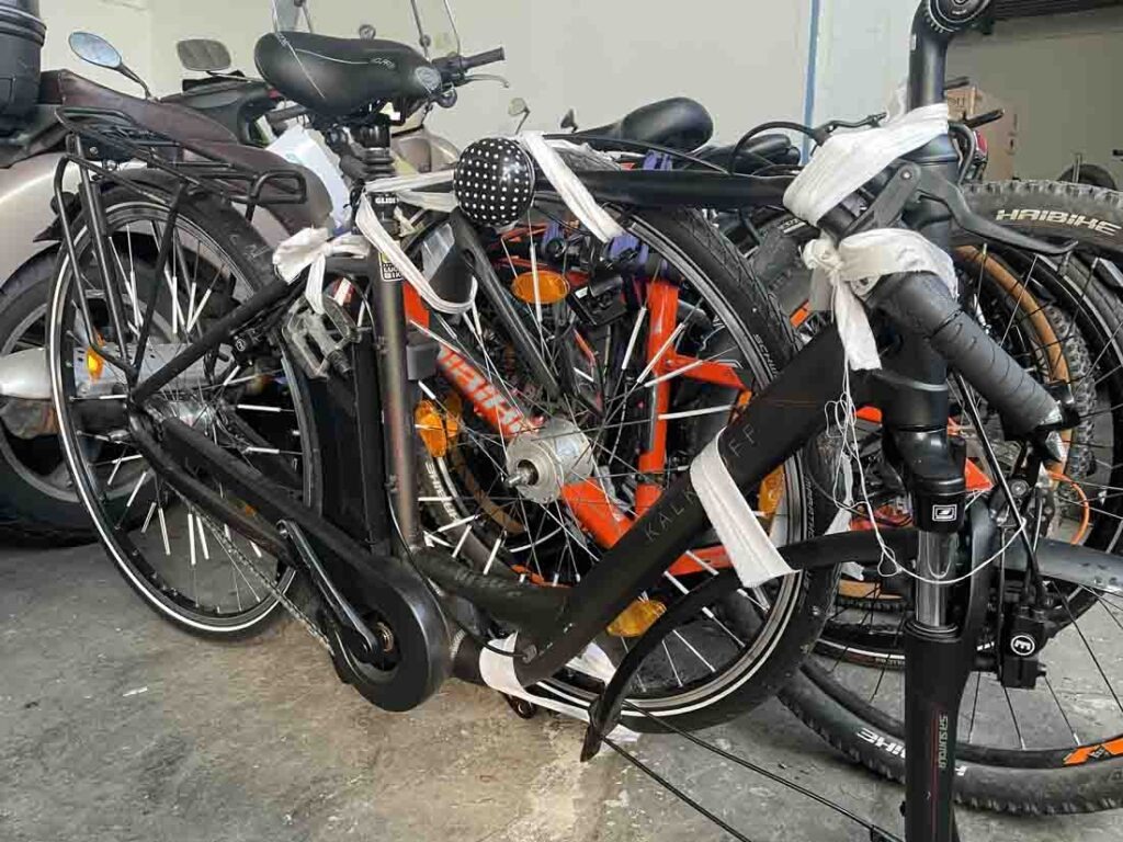 Fahrrad, Fahrrad in Teilen