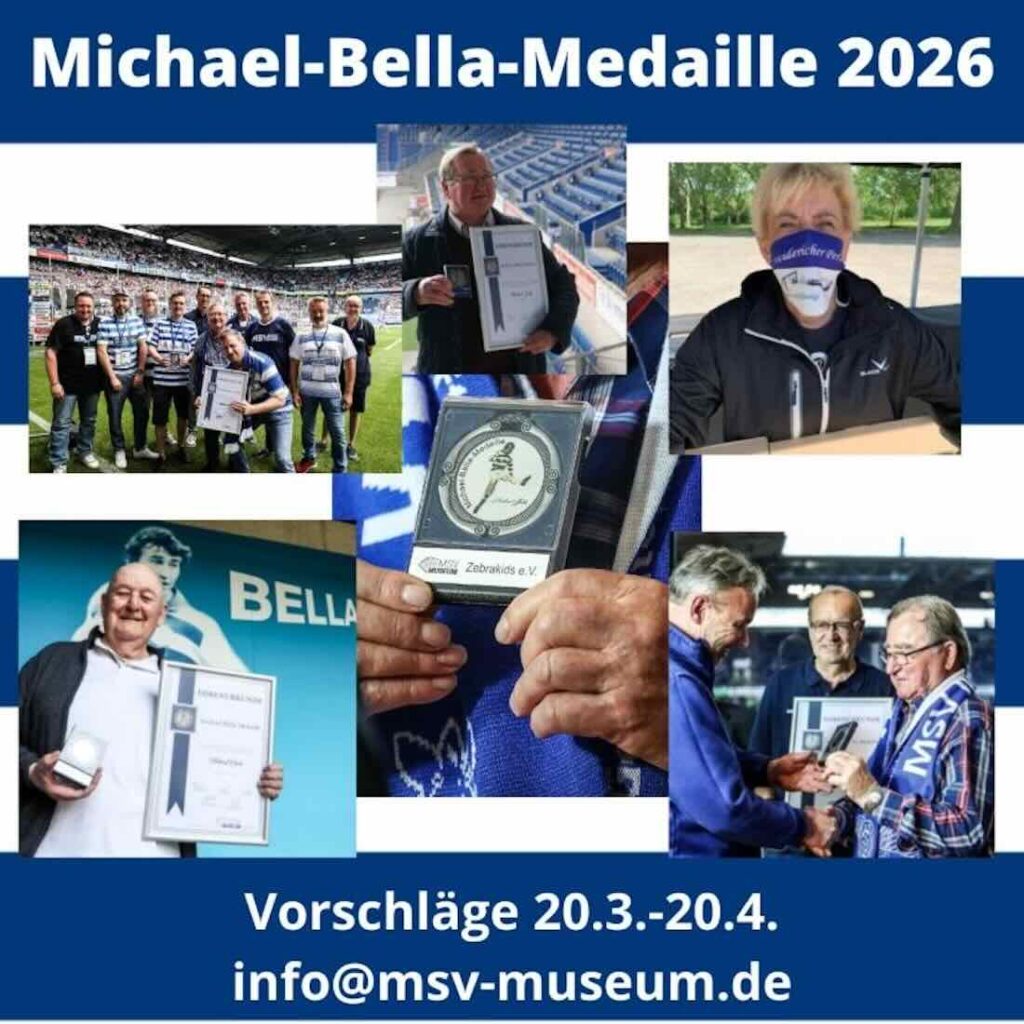 Träger der Michael Bella Medaille 2026 gesucht Bildmontage