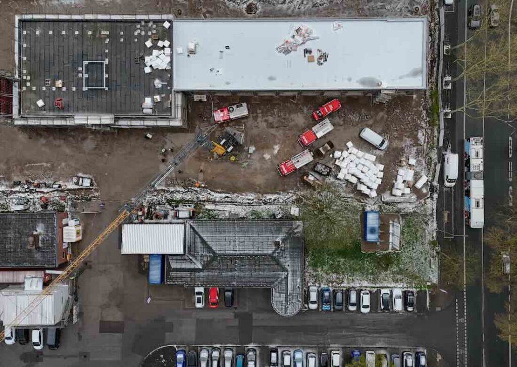 Drohnen-Flugaufnahme