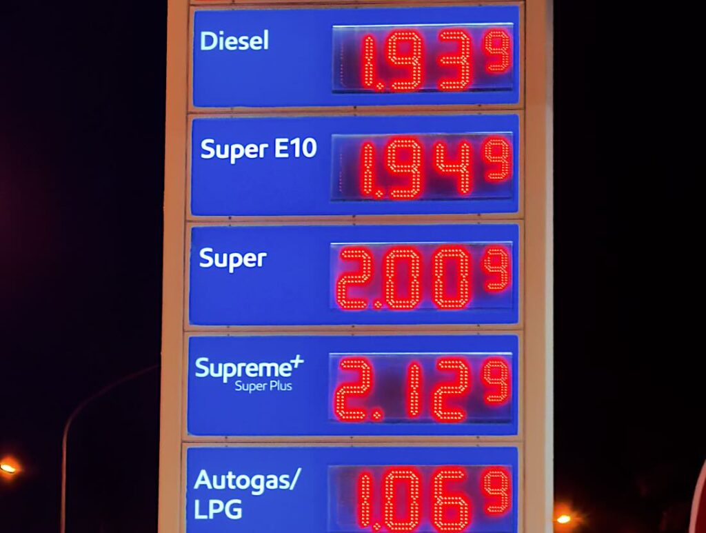 Tankrabatt und fallende Rohölpreise sorgen für Entspannung an den Zapfsäulen