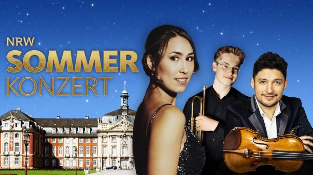 Große Bühne zum Geburtstag: NRW Sommerkonzert 2026 live vom Schlossplatz Münster und live im WDR Cover / Montage
