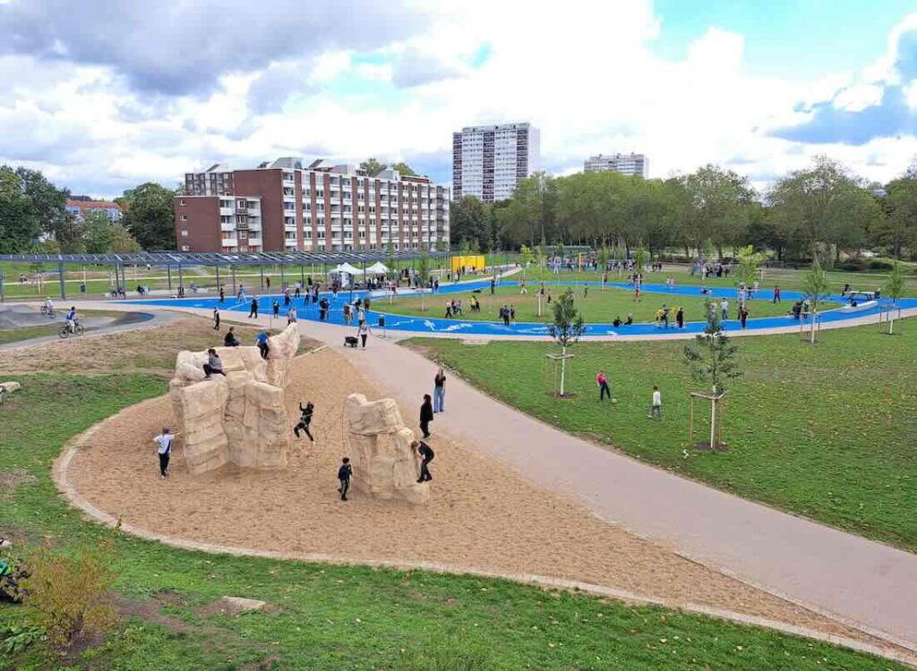 Sportttag im neuen Stadtpark